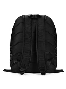 Ukiyo Streetwear Black Japanese Dragon Backpack