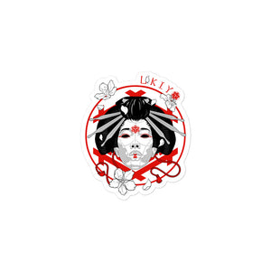 Ukiyo Streetwear Geisha Mask Decal