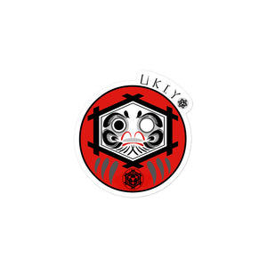 Ukiyo Streetwear Red Daruma Decal