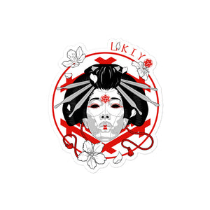 Ukiyo Streetwear Geisha Mask Decal