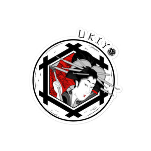 Ukiyo Streetwear Seductive Geisha Decal